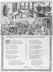 Jan Ziarnko /Jean le Grain/, Satyra na ycie i mier Concino Conciniego, 1617
