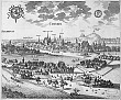 M. Merian, Panorama Krakowa, 1619